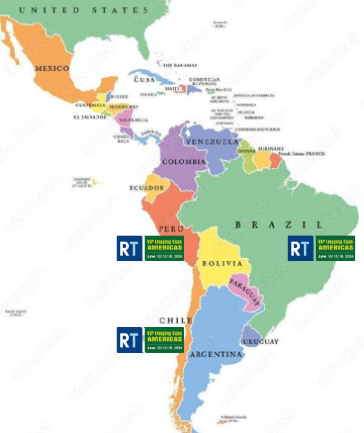 VIP Imaging Expo Printing Convention For 2024 RTM World   LATAM Map 