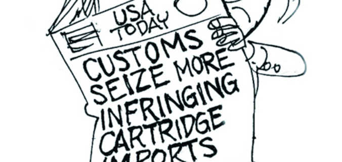 More Infringing Cartridges Seized Berto cartoon rtmworld