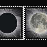 Solar Eclipse, America, Stamps, Postal Service, Moon, Sun, Light, CTI, Heat