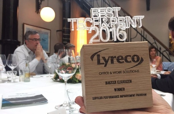 Lyreco Benelux awards top-performing suppliers