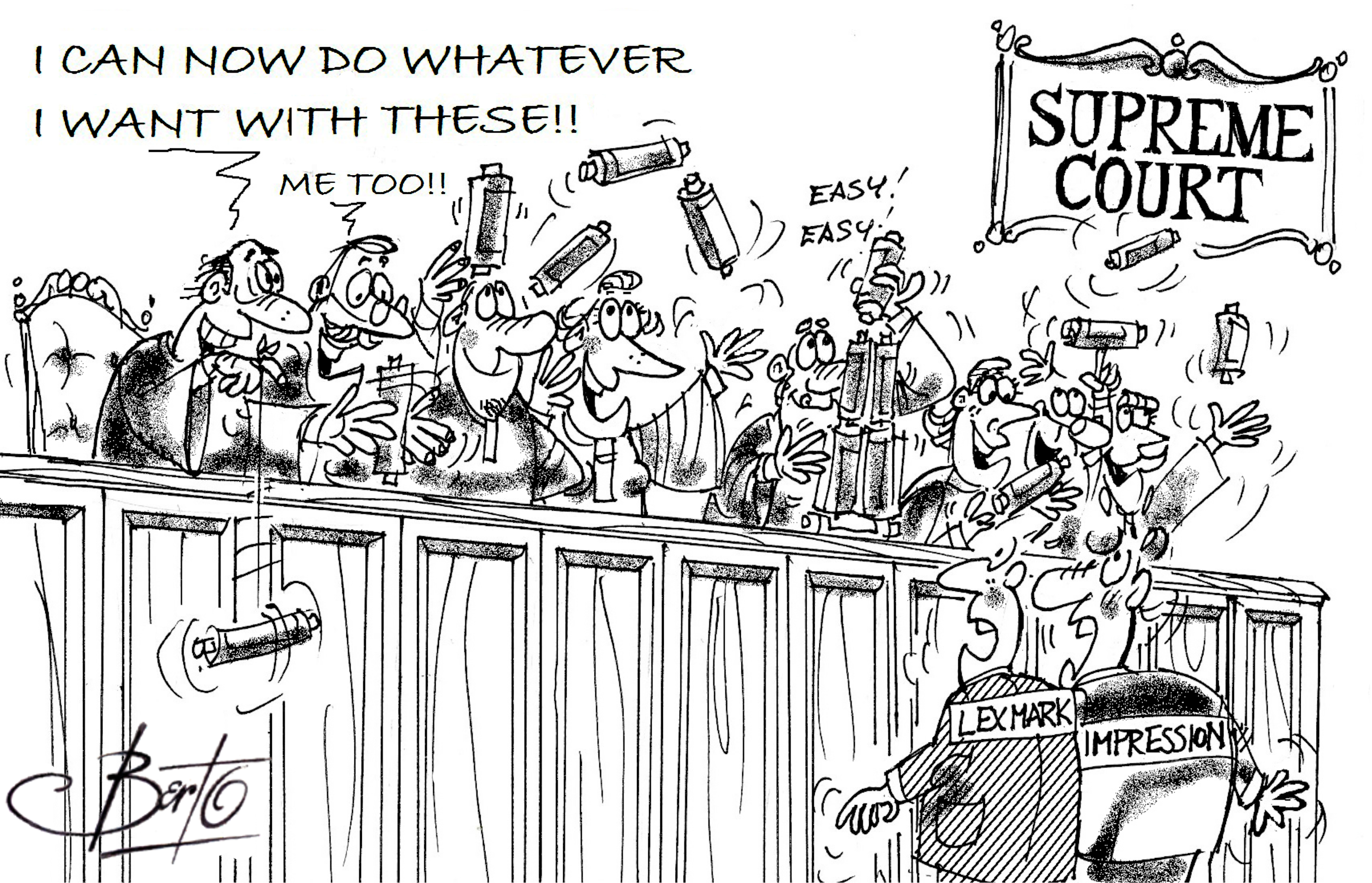 Rules Changed by Supreme Court Berto cartoon rtmworld