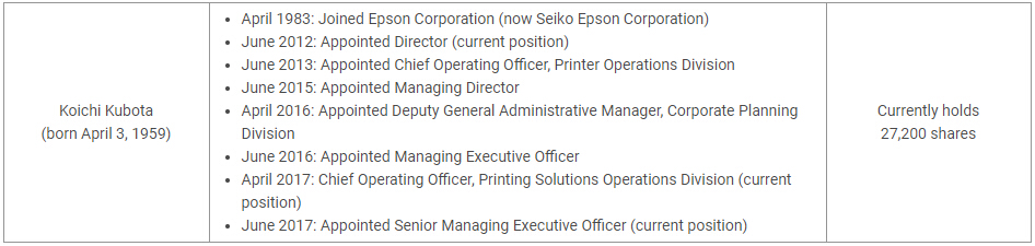 rtmworld;Epson;new appointment