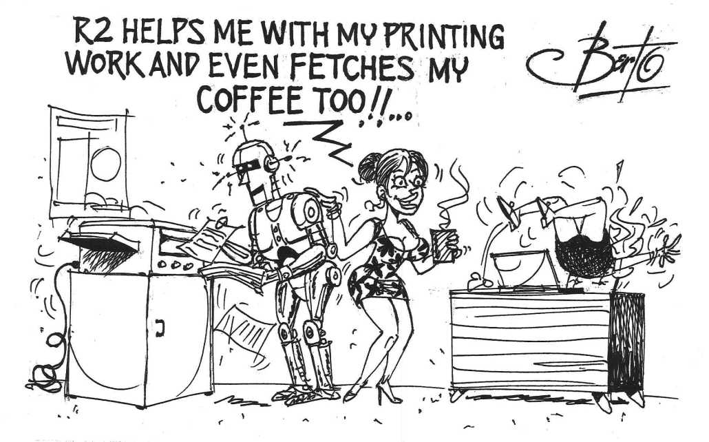 Automated Offices Provide More Time Berto cartoon rtmworld