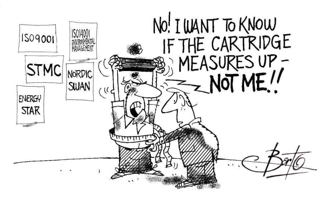 Setting Standards for Cartridges Berto cartoon rtmworld