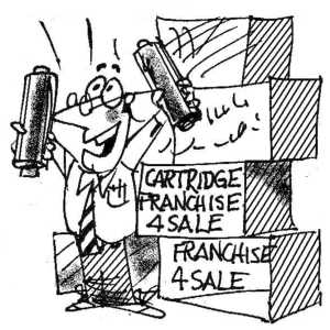 Cartridge Franchise for Sale Berto cartoon rtmworld