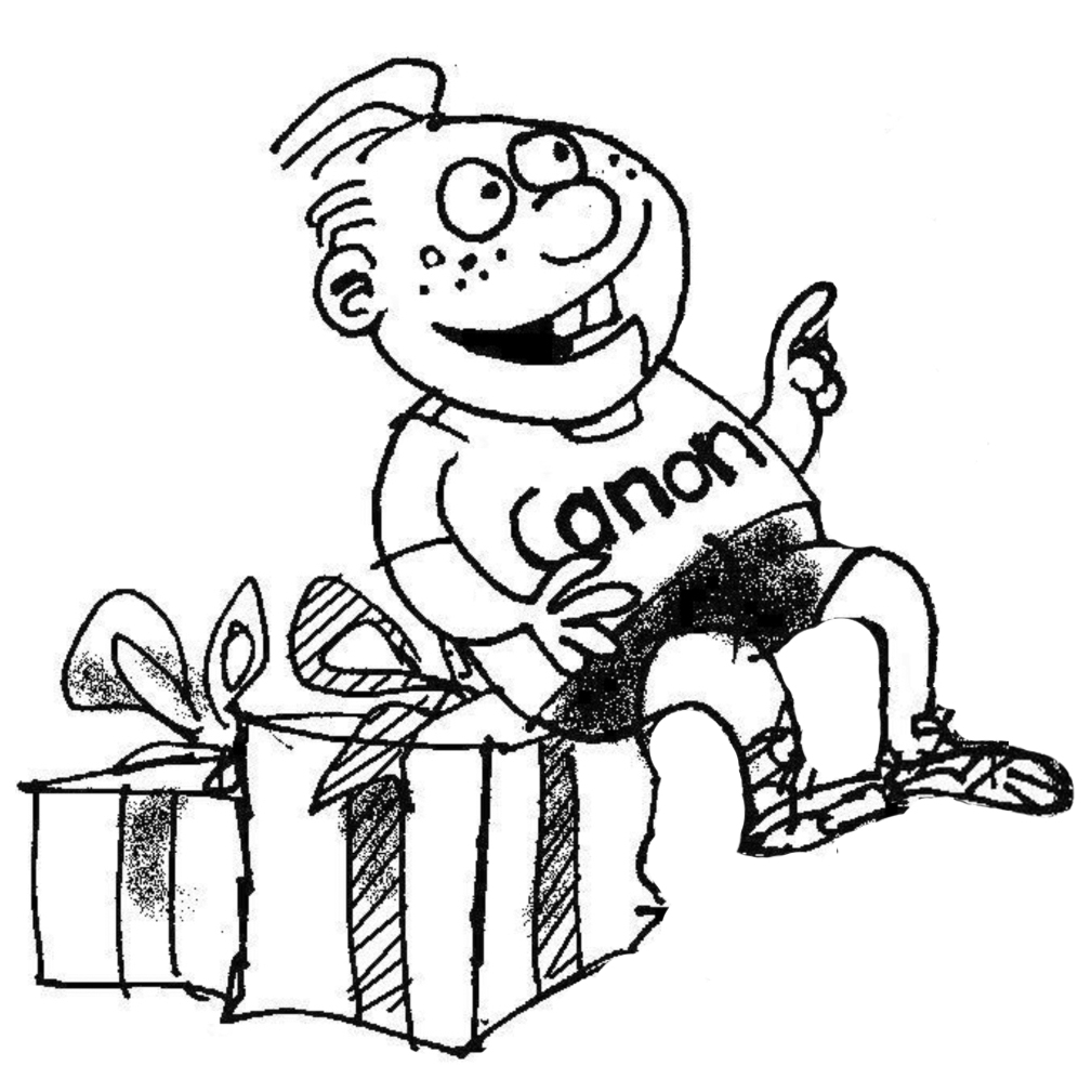 Canon Christmas Wish Request Berto cartoon rtmworld