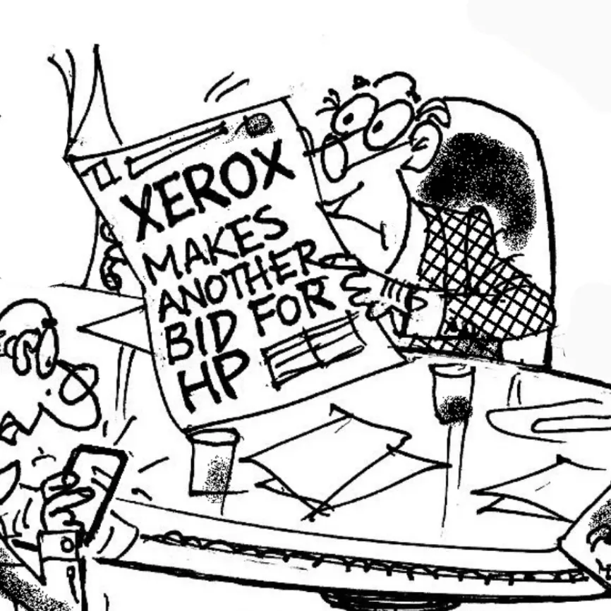 Xerox Makes Hostile Bid Berto rtmworld Xerox Invented the Darn Thing