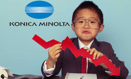 Konica Minolta Revenue Falls  28.4% in Q1