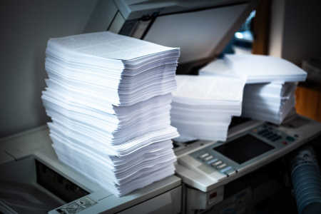 US Printing Paper Shipments Continues to Drop