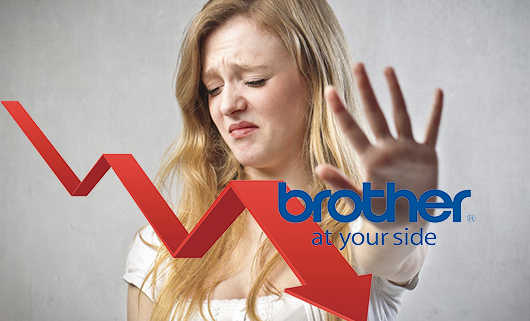 Brother Continues to Decline in Q2 and First Half