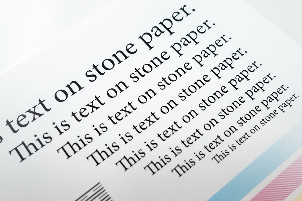 New Specialty Paper Made from Stone Proves Sustainable