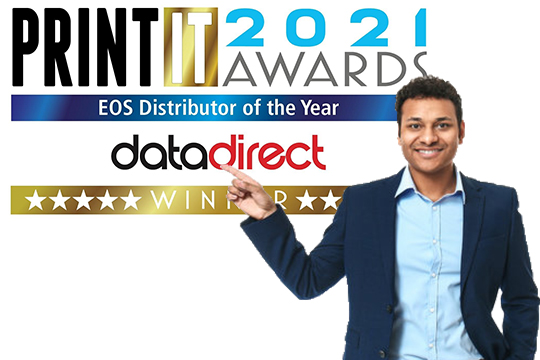 Data Direct Awarded EOS Distributor of the Year 2021