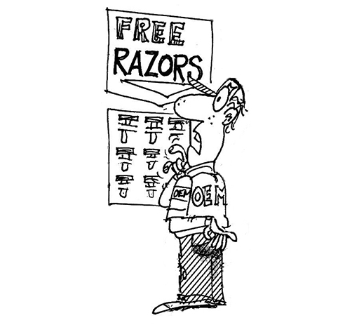 OEMs Use Razor Model - Berto Sharpens Up