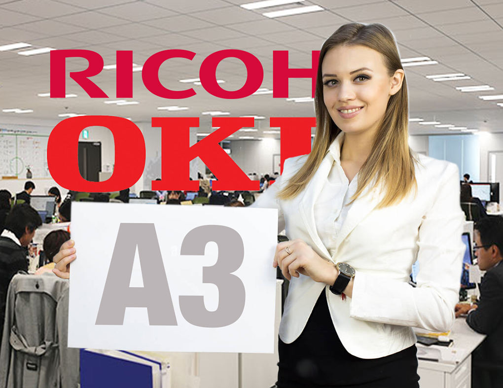 OKI and Ricoh Develop LED Technology in New A3 Printers