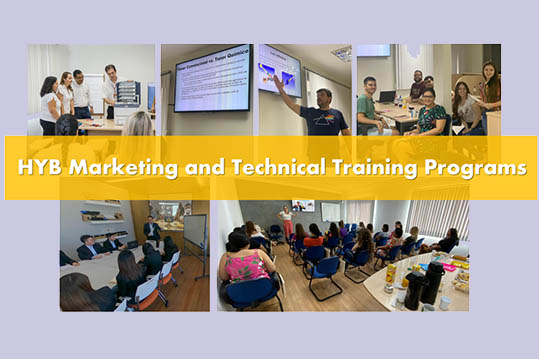 HYB Provided Training Supports to Global Distributors