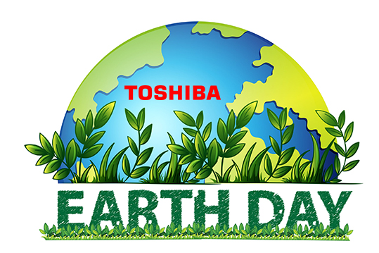 Toshiba Demonstrate Eco Efforts to Celebrate Earth Day