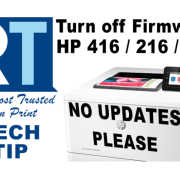 How to Turn off Firmware Updates for HP416-216-206