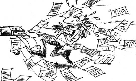 Printer Speeds Get Out of Hand - Berto is overwhelmed
