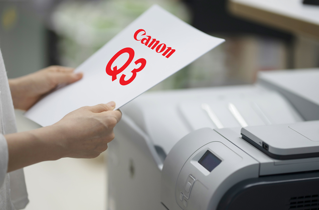 Canon Q3 Reports Weaker Demand for Consumables