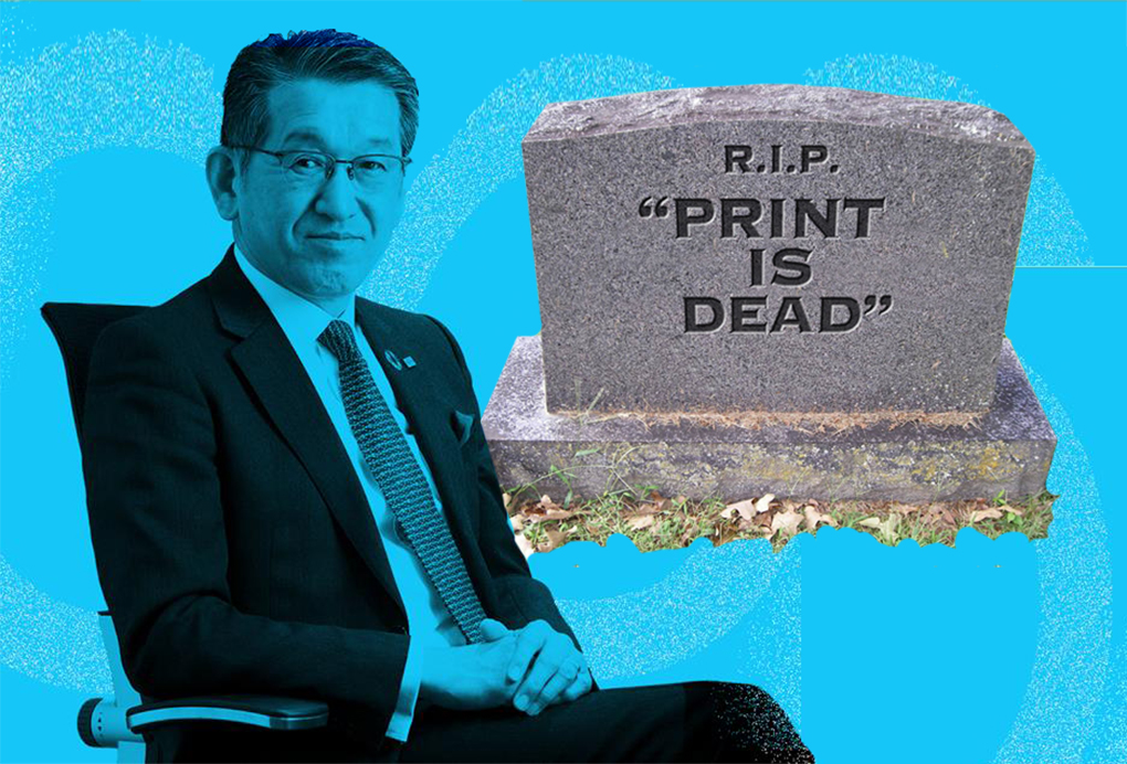 Ricoh Tells Customers to Print Less and Print is Dead