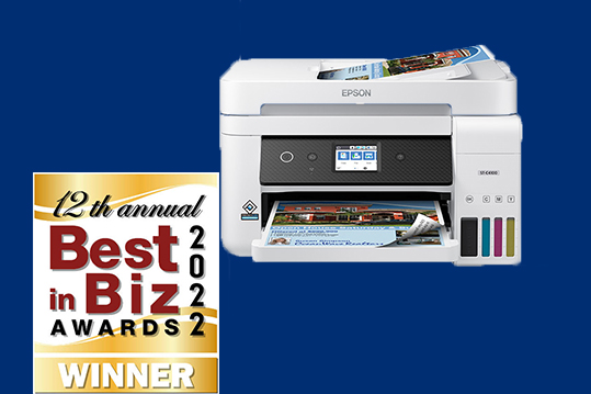Epson Workforce SuperTank Printers Win Gold Award