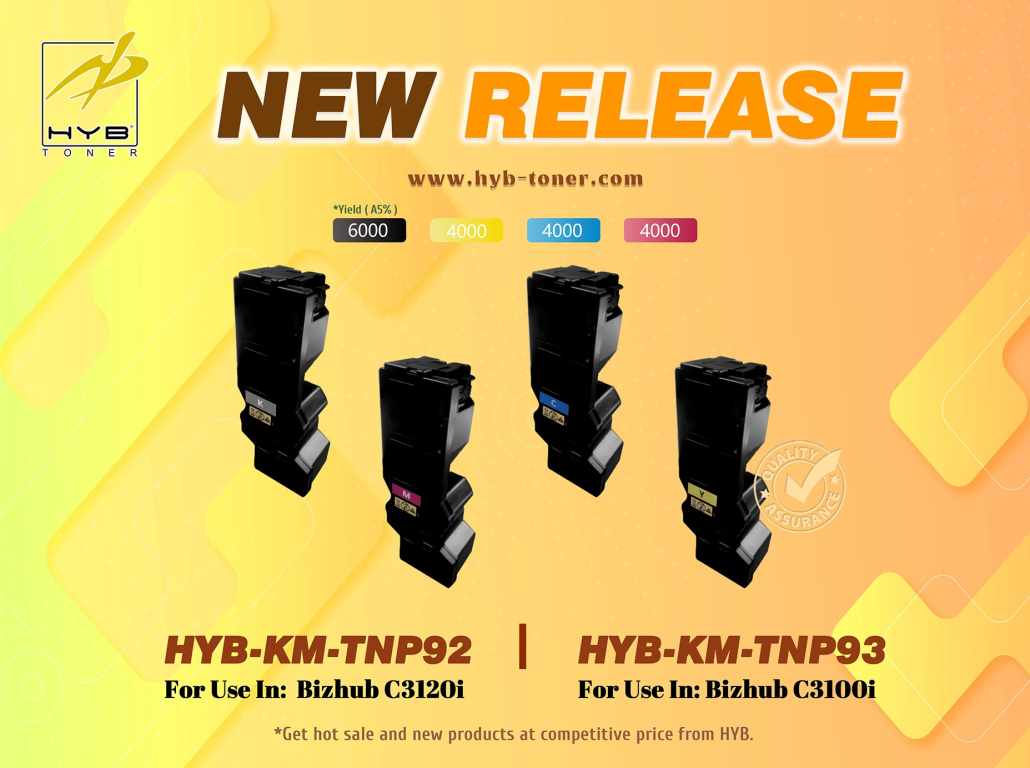 HYB Releases Compatible Toner Cartridges for Konica Minolta Printers