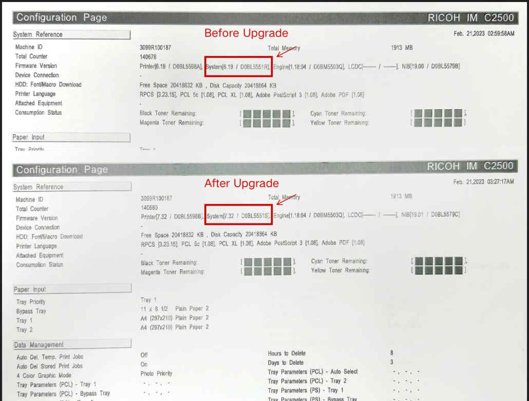 Zhono Responds to Latest Ricoh Firmware Upgrade 