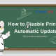 Chipjet Demonstrates How to Disable Printer Automatic Update
