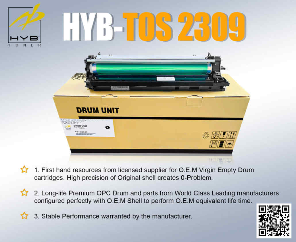HYB Releases New Remanufactured Drum Unit for Toshiba Copiers