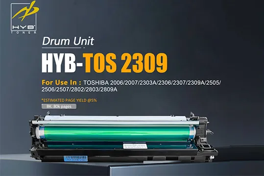 HYB Releases New Remanufactured Drum Unit for Toshiba Copiers