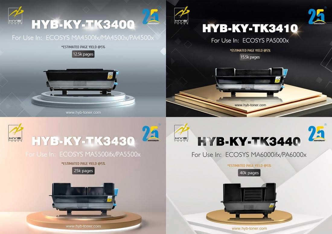 HYB Introduces New Toner Cartridges for Kyocera Printers