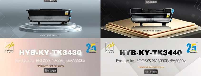 HYB Introduces New Toner Cartridges for Kyocera Printers