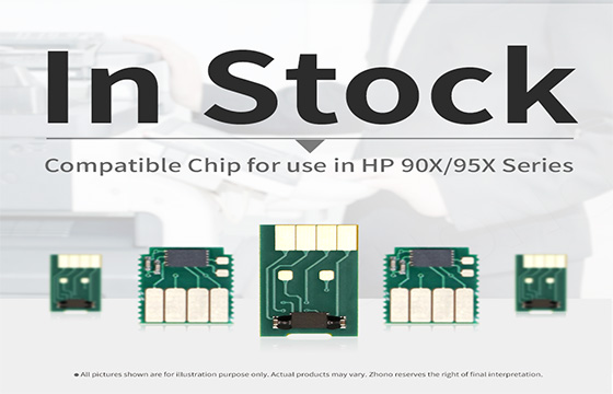 Zhono Releases Compatible Inkjet Chips for HP 90X/95X Series