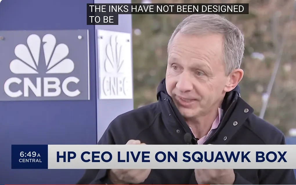 HP CEO Willing to Break Customer Printers Over 3rd-Party Supplies