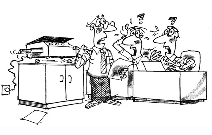 The Office Copier Copies More than Berto was Expecting