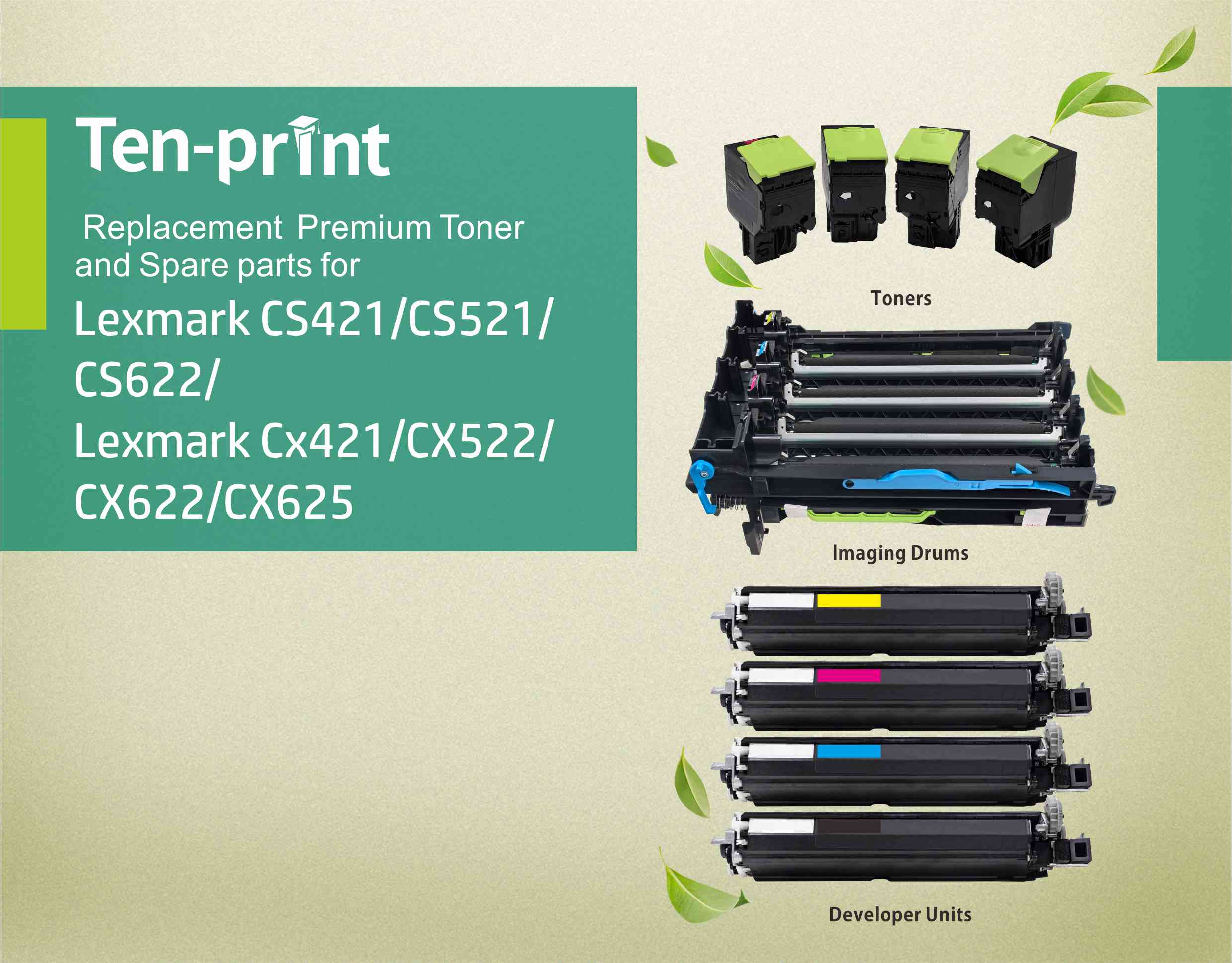 Ten-print Launches Remanufactured Consumables for Lexmark