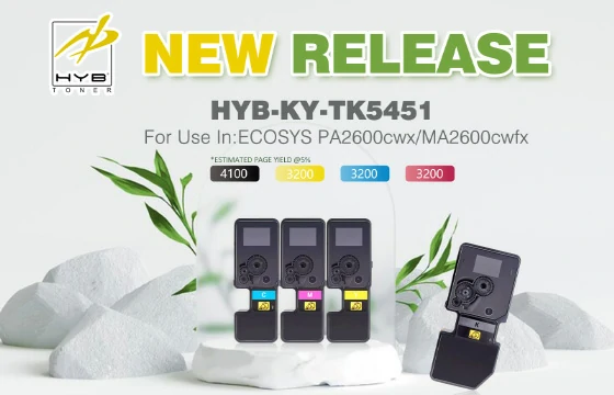 HYB Debuts First-to-Market Cartridges for Kyocera ECOSYS