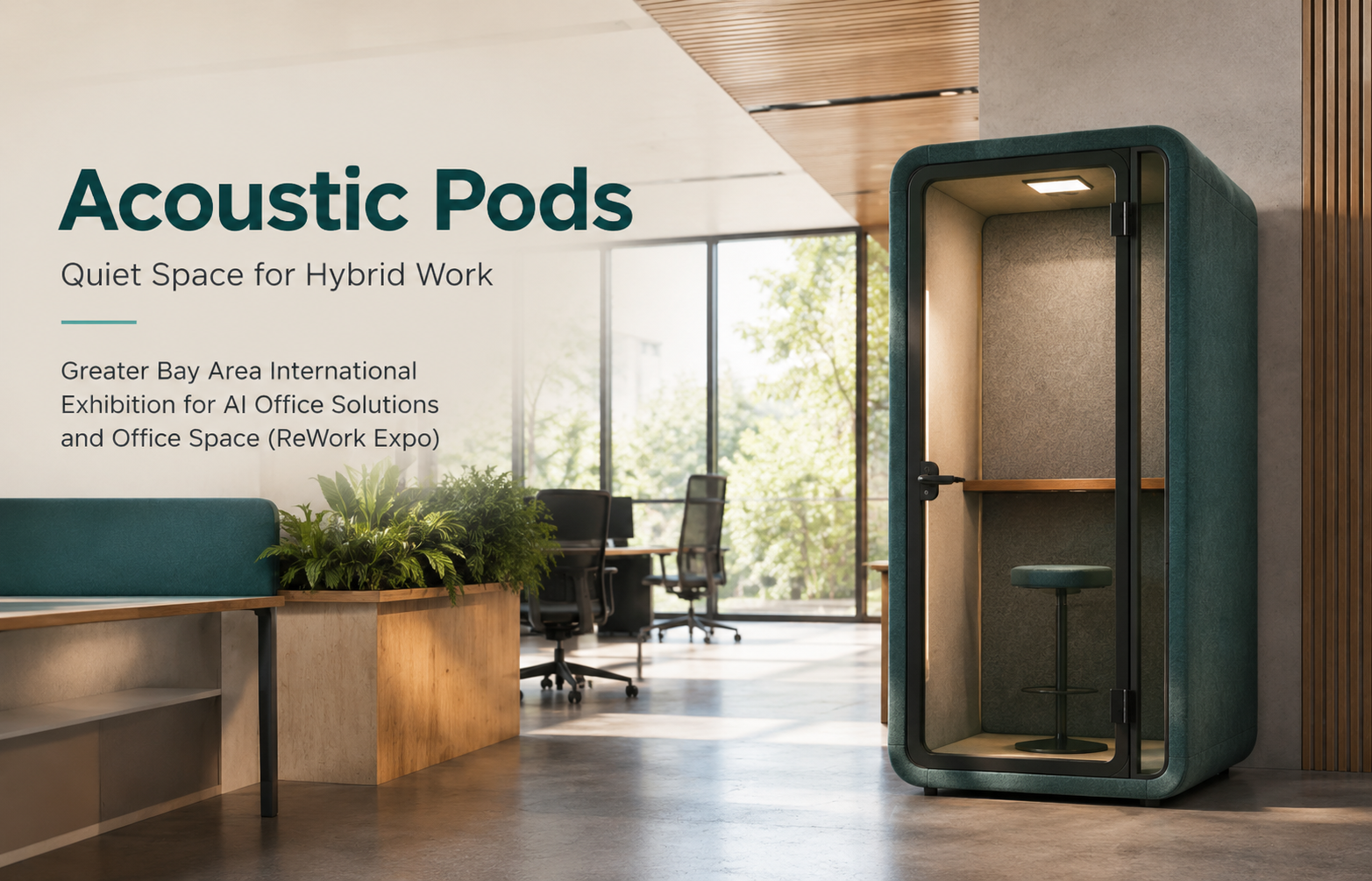 ReWork Focus: Acoustic Pods and the New Demand for Quiet Space in Modern Offices